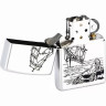 Zippo 205 Mermaid — зажигалка с принтом «Русалка»