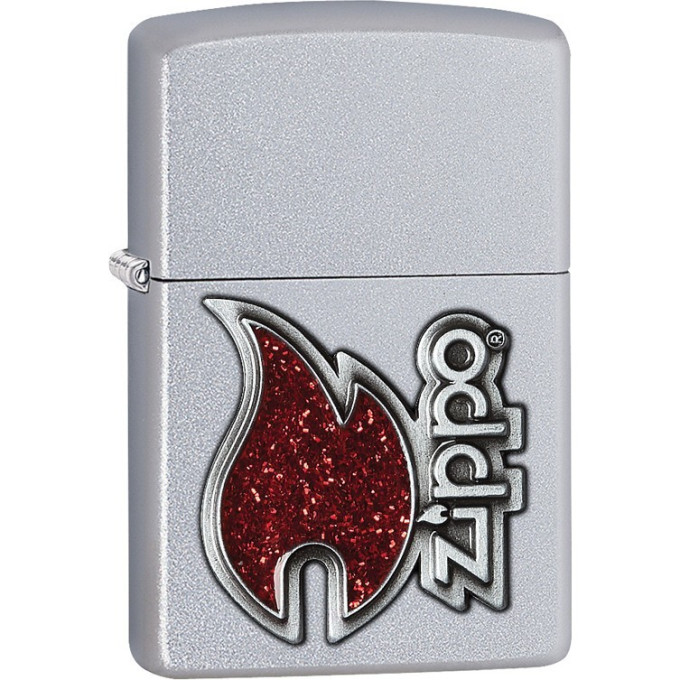 Zippo Classic 28847 — матовая зажигалка, серебристый корпус